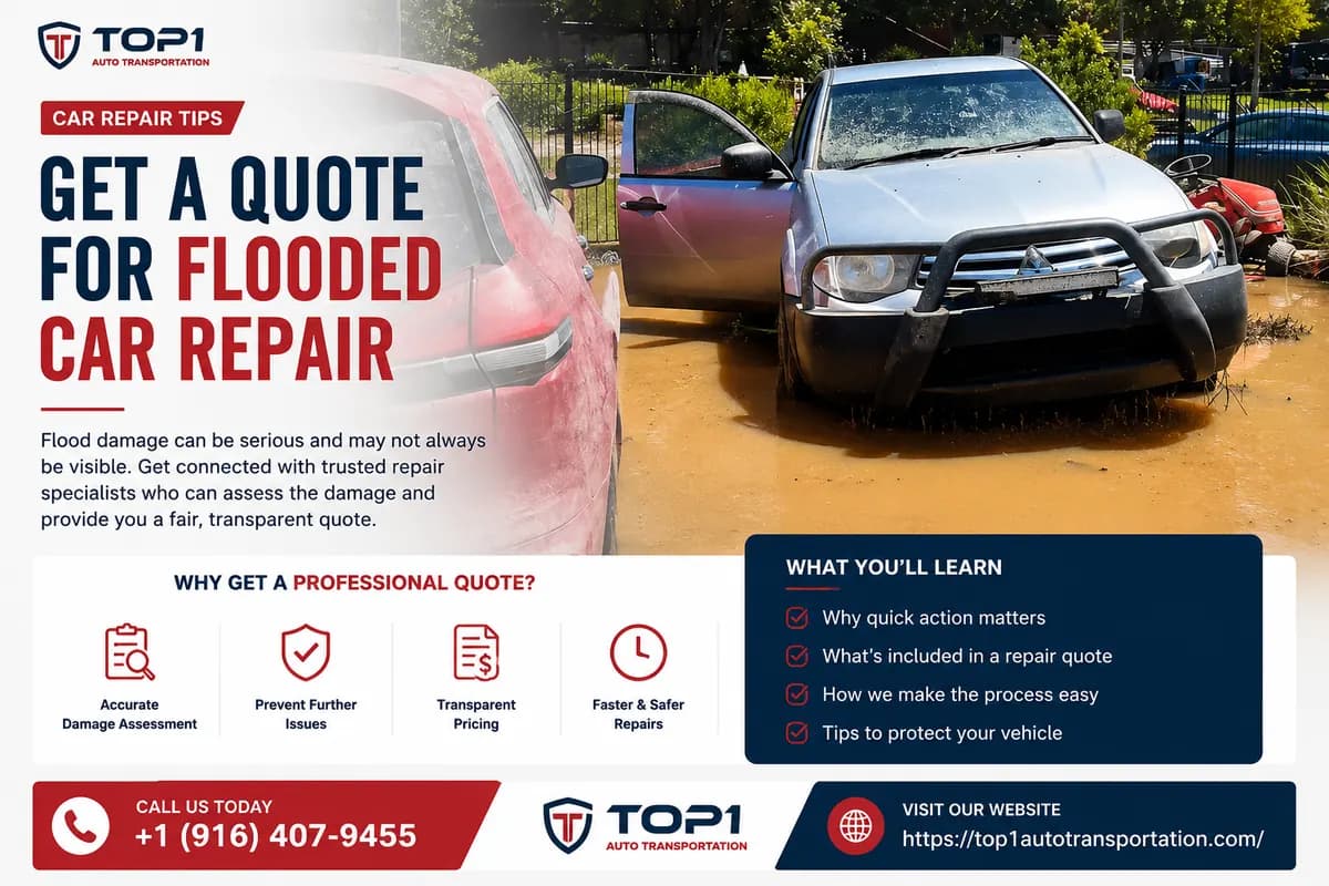 Get a quote for flooded car repair — flood-damaged vehicles and what a professional estimate covers